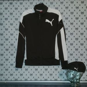 Puma French Terry Full-Zip Logo Track Jacket